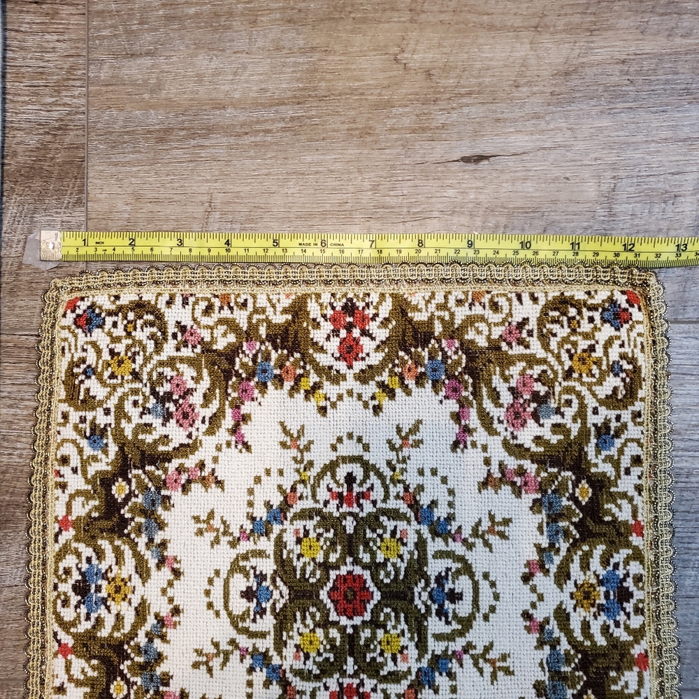 ⚜️🤎⚜️Vintage Table Topper of Baumwolle - Picture 6 of 6